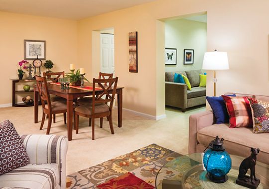Image of the Georgetown living room.
