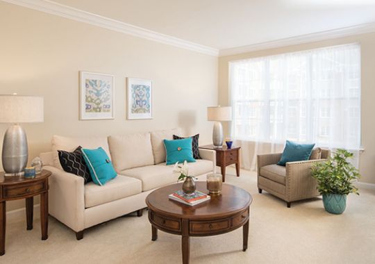 Image of the Lancaster living room.