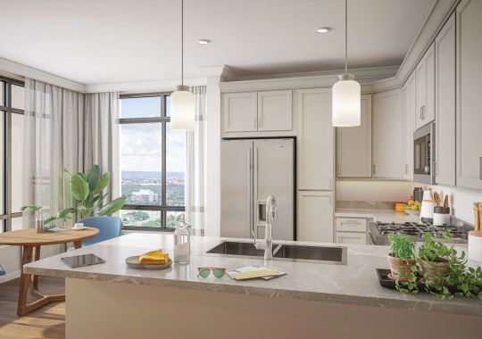 The Grandview Deluxe Two Bedroom Apartment - Kitchen