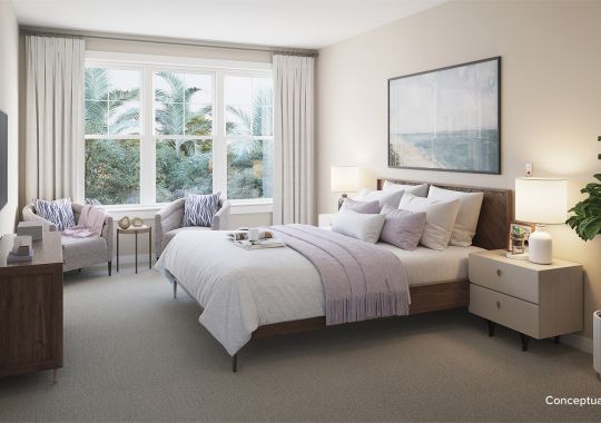 The Wilmington Bedroom Rendering