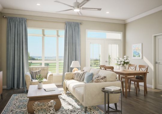Oxford Hills - One Bedroom - Living Room