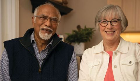 Happy senior couple enjoying their time living at Erickson Senior Living. 