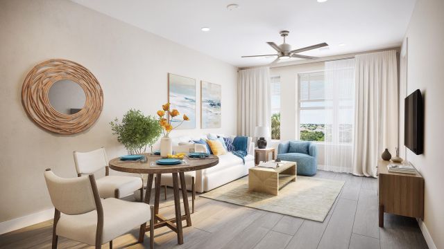 1BR Living room