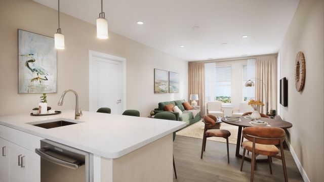 2BR living room