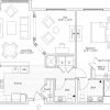 2D floor plan of the Newbury apartment at Tallgrass Creek Senior Living in Overland Park, KS.