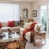 Image of Manchester living room with a view to the balcony.