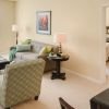 Living room in Paxton apartment home. 