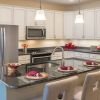 Kitchen in the Potomac apartment home. 