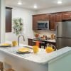 Kitchen in Brighton apartment home. 