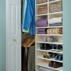 Bedroom closet in Hastings apartment home. 