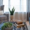 Living room in Pendleton apartment home. 