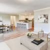 Open concept living room and dining room