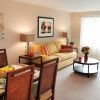 Dining room in Hawthorne apartment home. 