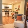 Living room in Fremont apartment home. 