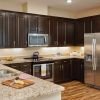 Kitchen in Wimberly apartment home. 