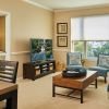 Living Room with coffee table and window