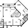 2D floor plan for the Carlisle apartment at Devonshire Senior Living in Palm Beach Gardens, FL