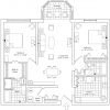 2D floor plan for the Guilford apartment at Charlestown Senior Living in Catonsville, MD