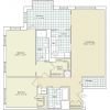 2D floor plan for the Lancaster apartment at Cedar Crest Senior Living in Pompton Plains, NJ