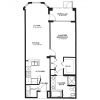 2D floor plan for the Mayfair apartment at Devonshire Senior Living in Palm Beach Gardens, FL