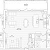 2D floor plan of the Sabbia apartment at Siena Lakes Senior Living in Naples, FL.