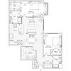 2D floor plan for the Wilson apartment at Ashby Ponds Senior Living in Ashburn, VA