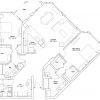 2D floor plan for the Jefferson apartment at Devonshire Senior Living in Palm Beach Gardens, FL