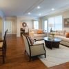 Living room in apartment.