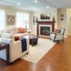 Living room in apartment.