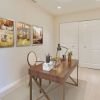 Dining room in apartment. 