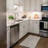 Interior shot of kitchen inside of an Erickson two-bedroom apartment home. 