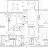 2D floor plan for the Somerton apartment at Ashby Ponds Senior Living in Ashburn, VA
