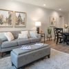 Comfortable and well-furnished living room in an Erickson Senior Living community apartment.