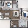 The South Hampton 3D Floorplan