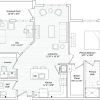 Oxford Hills - One Bedroom With Den - Floorplan