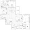 Deluxe 2BR floor plan